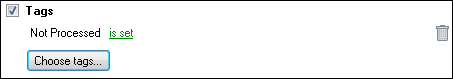 Choose tags.