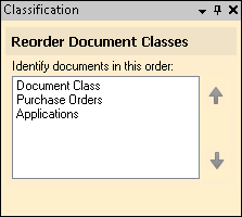 Here's where you can reorder document classes Reorder Document Classes