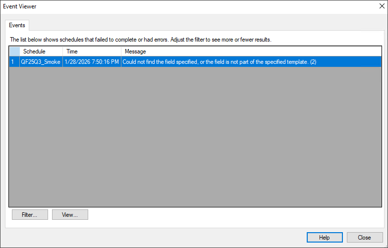 Event Viewer