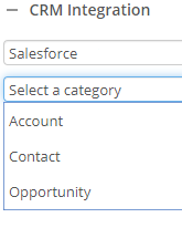 Sample Categories Saleforce CRM Sample Categories Saleforce CRM